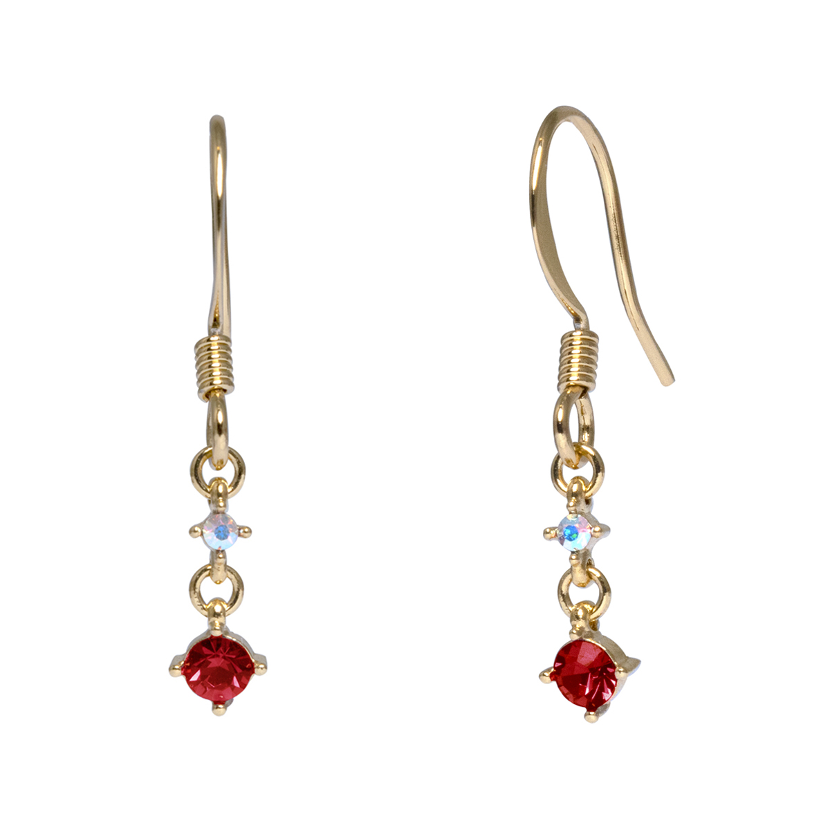 Aretes de Gancho Chispitas Siam Westies image number null