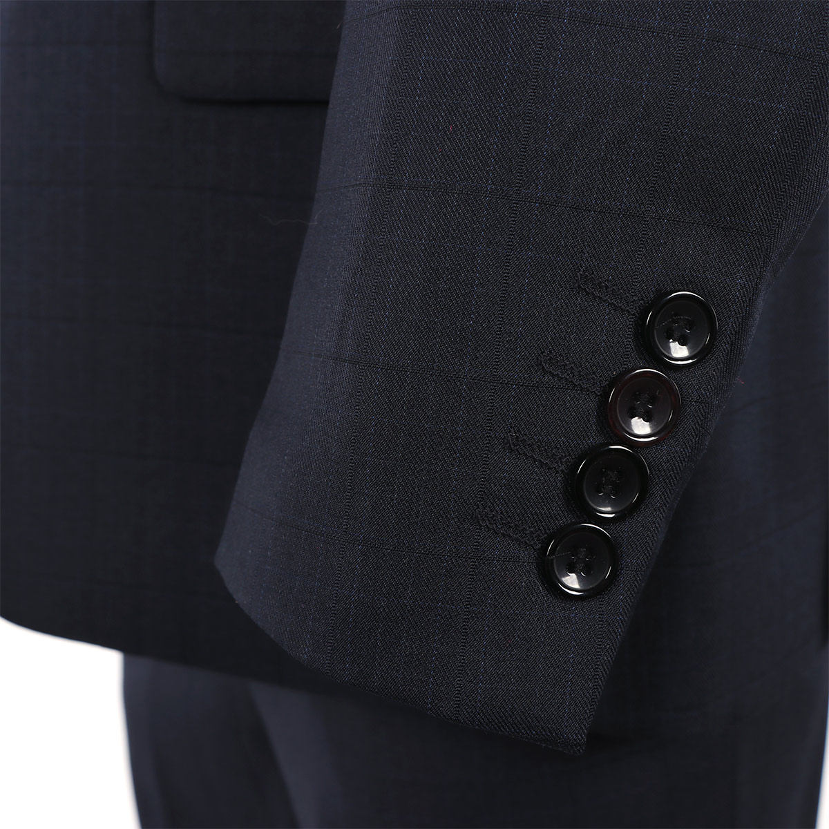 Traje Bruno Magnani Negro a Cuadros para Ni&ntilde;o image number null