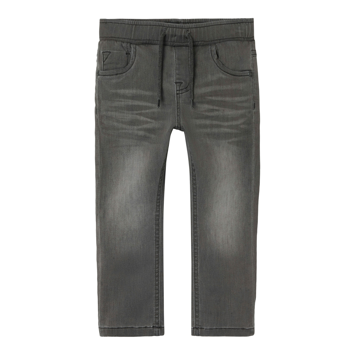 Jeans Efecto Deslavado Cintura Jogger Name It con Jareta para Beb&eacute; Ni&ntilde;o image number null