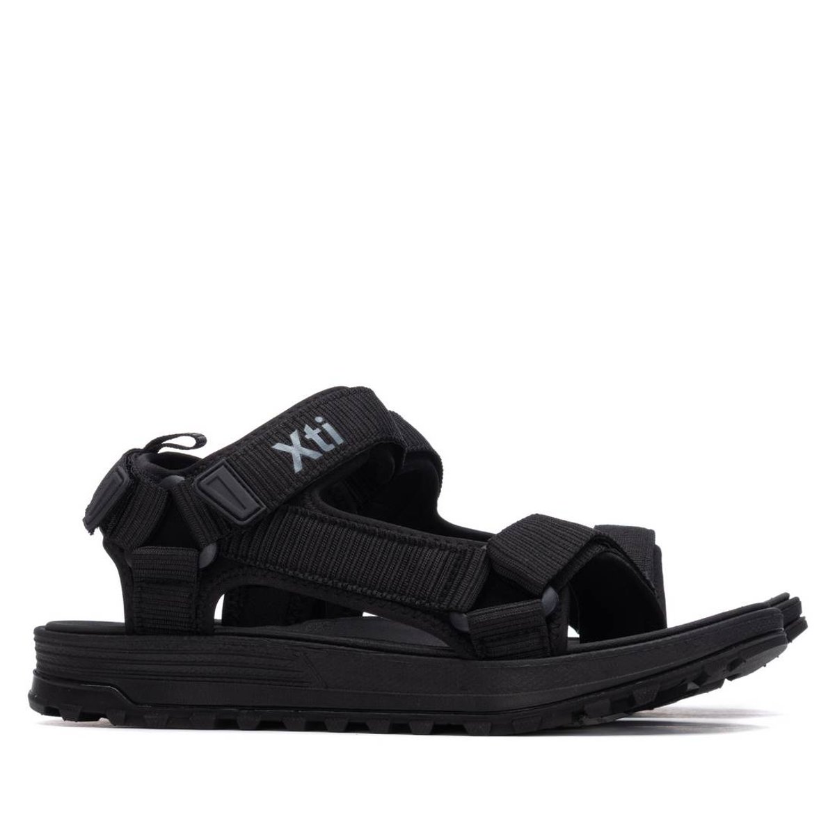 Sandalia Txt-Velcro Xti Negro para Hombre image number null