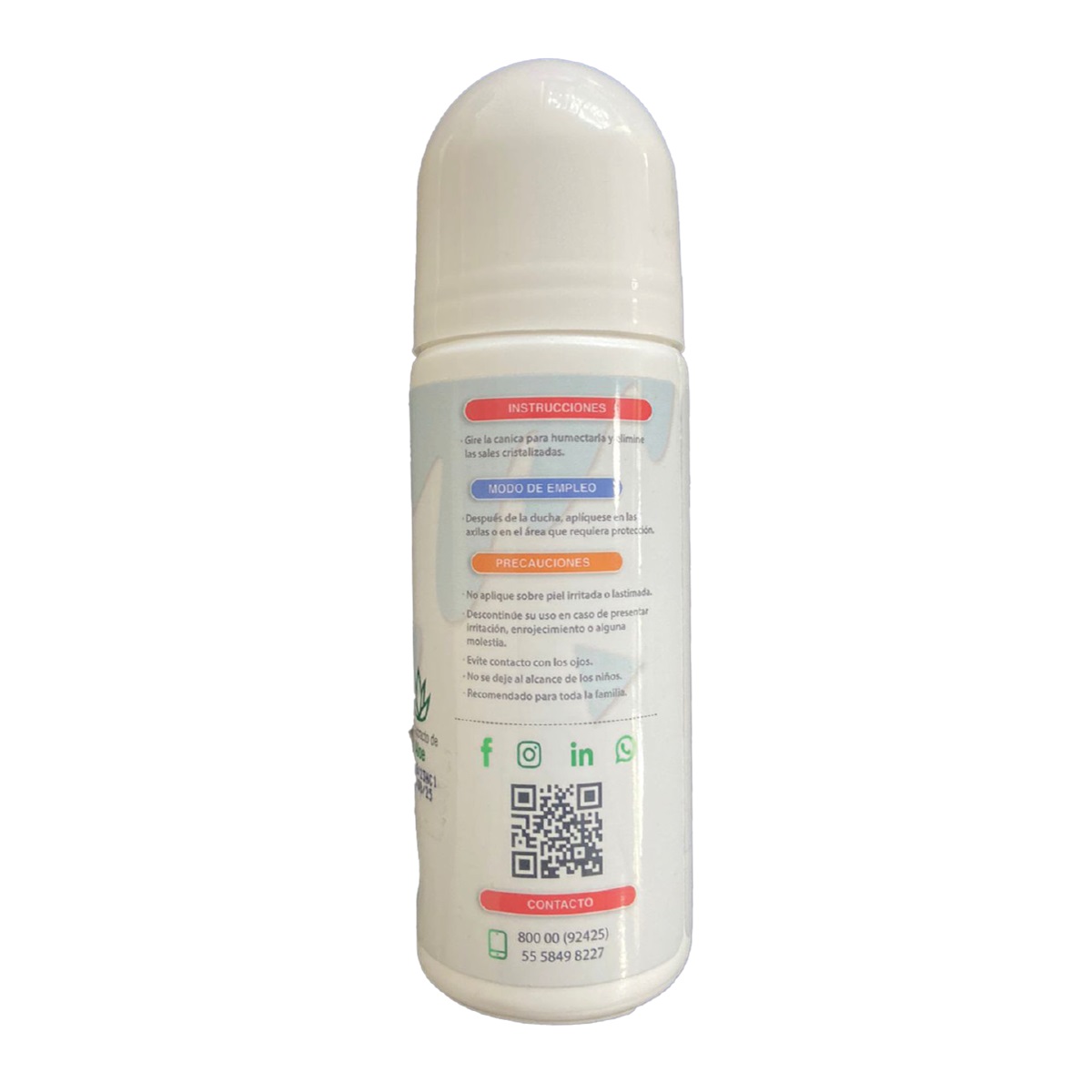 Zahal Desodorante Roll On Unisex Teens 90 Ml image number null