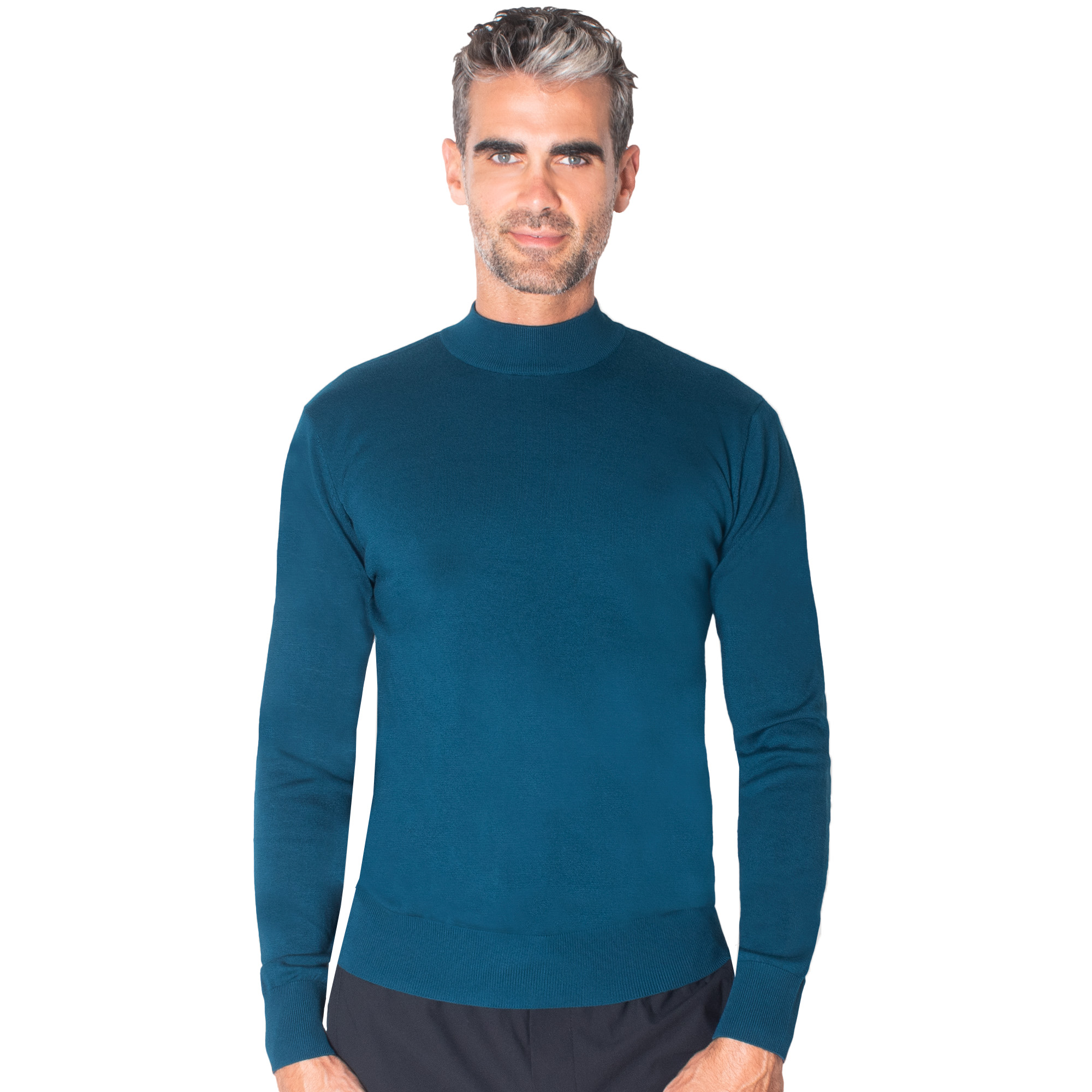 Su&eacute;ter Cuello Mock Generra Regular Fit para Hombre image number null