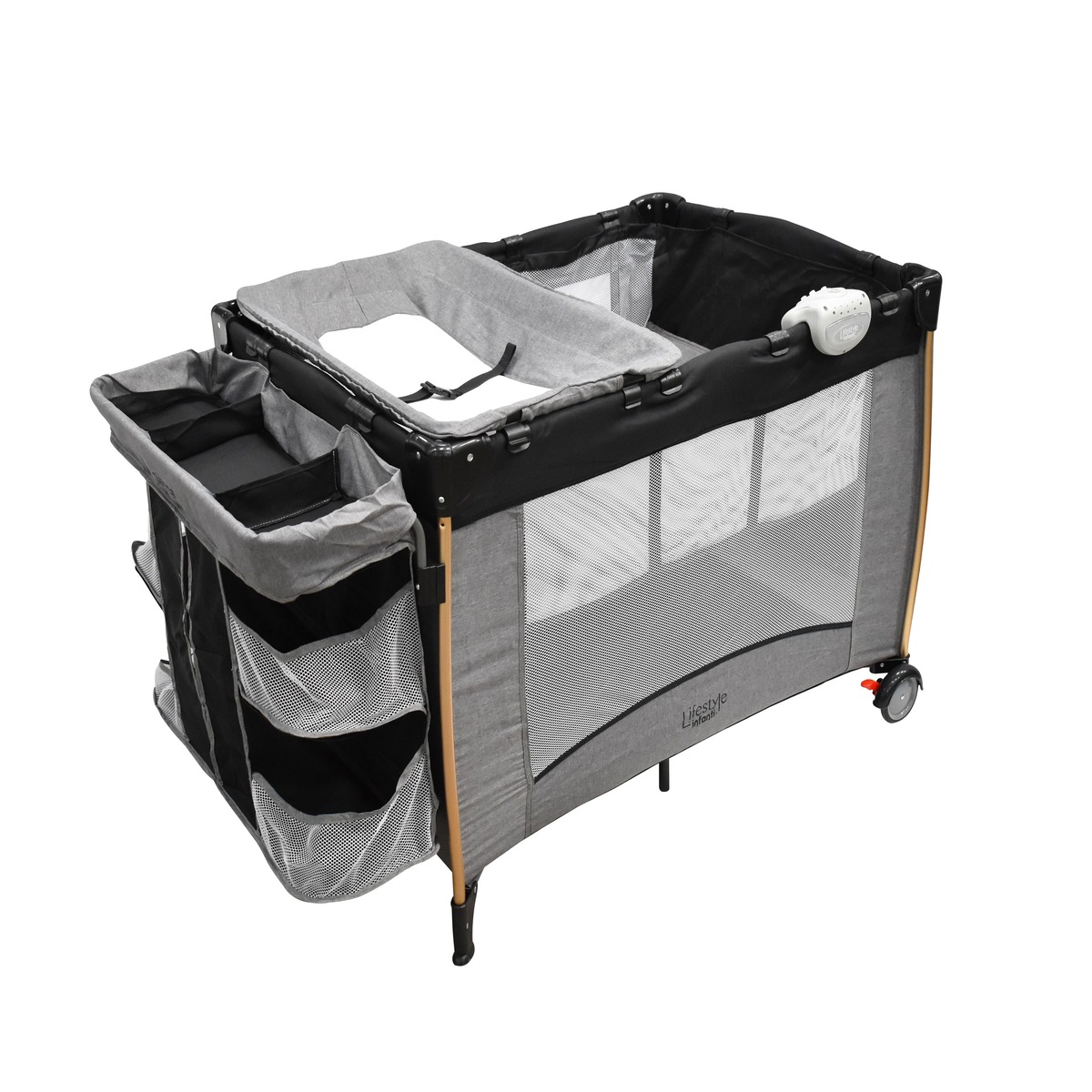 Cuna Corral Gianna Gris Lifestyle image number null