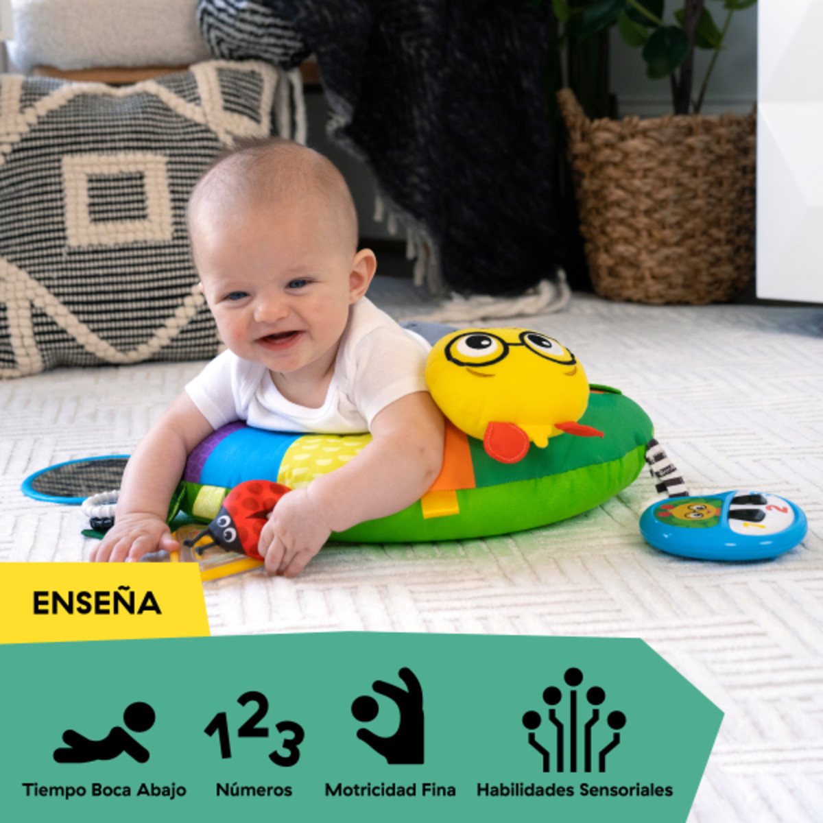 Coj&iacute;n de Oruga Multisensoriales Baby Einstein image number null