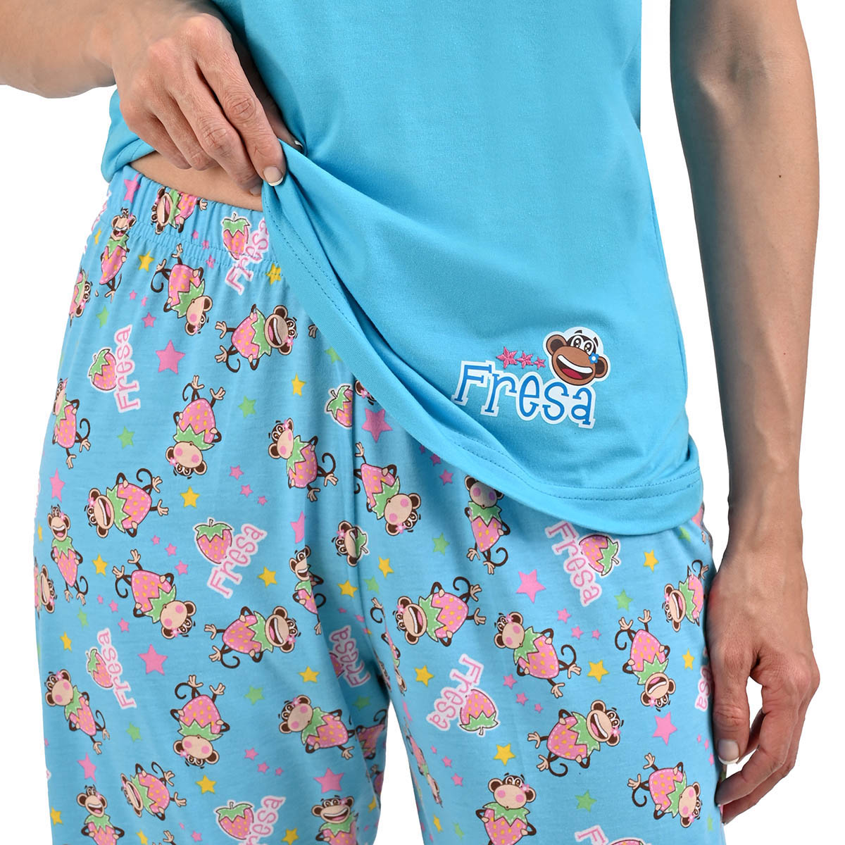 Pijama con Capri Sugar & Milk para Mujer image number null