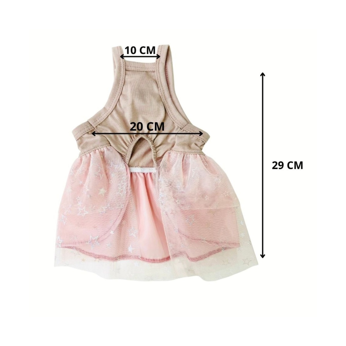 Vestido Rosa Con Melon Talla Chica Maypet image number null