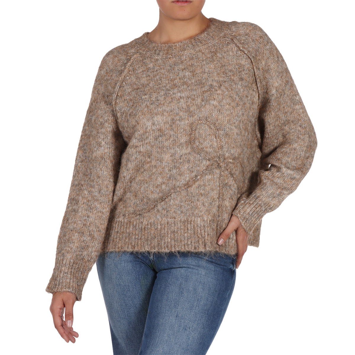 Su&eacute;ter Tejido de Punto Mo&ntilde;o Frontal Jeanious para Mujer image number null