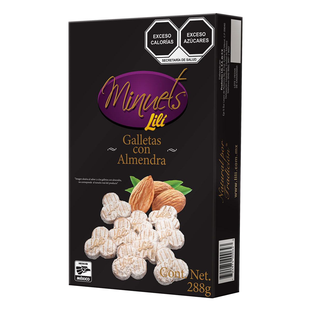 Minuets Lil&iacute; Galleta con Almendra image number null