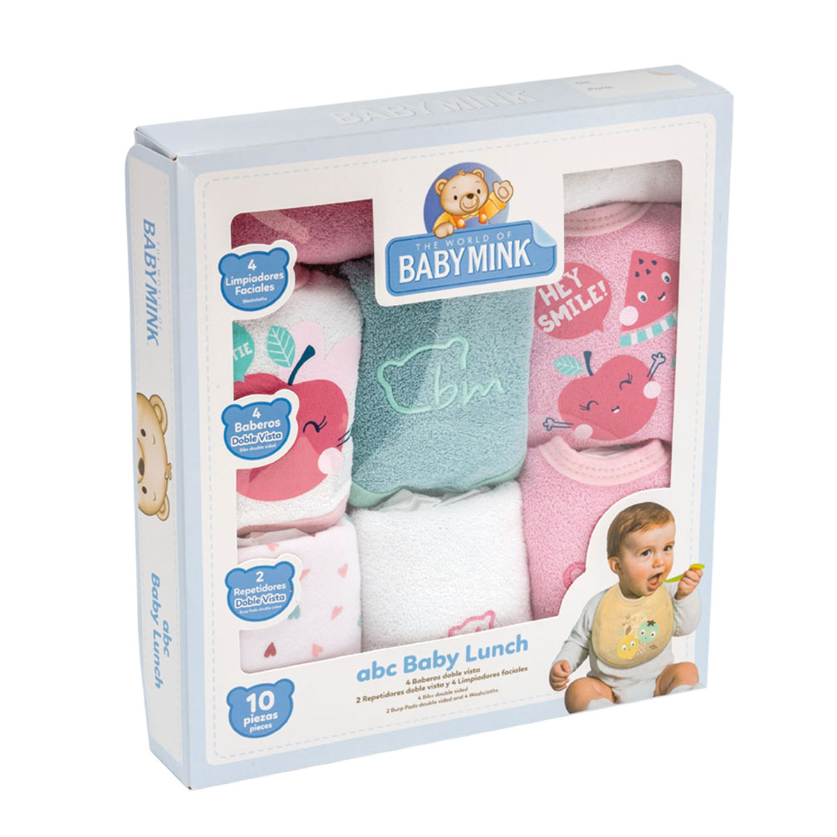 Set ABC Baby Lunch Baby Mink image number null