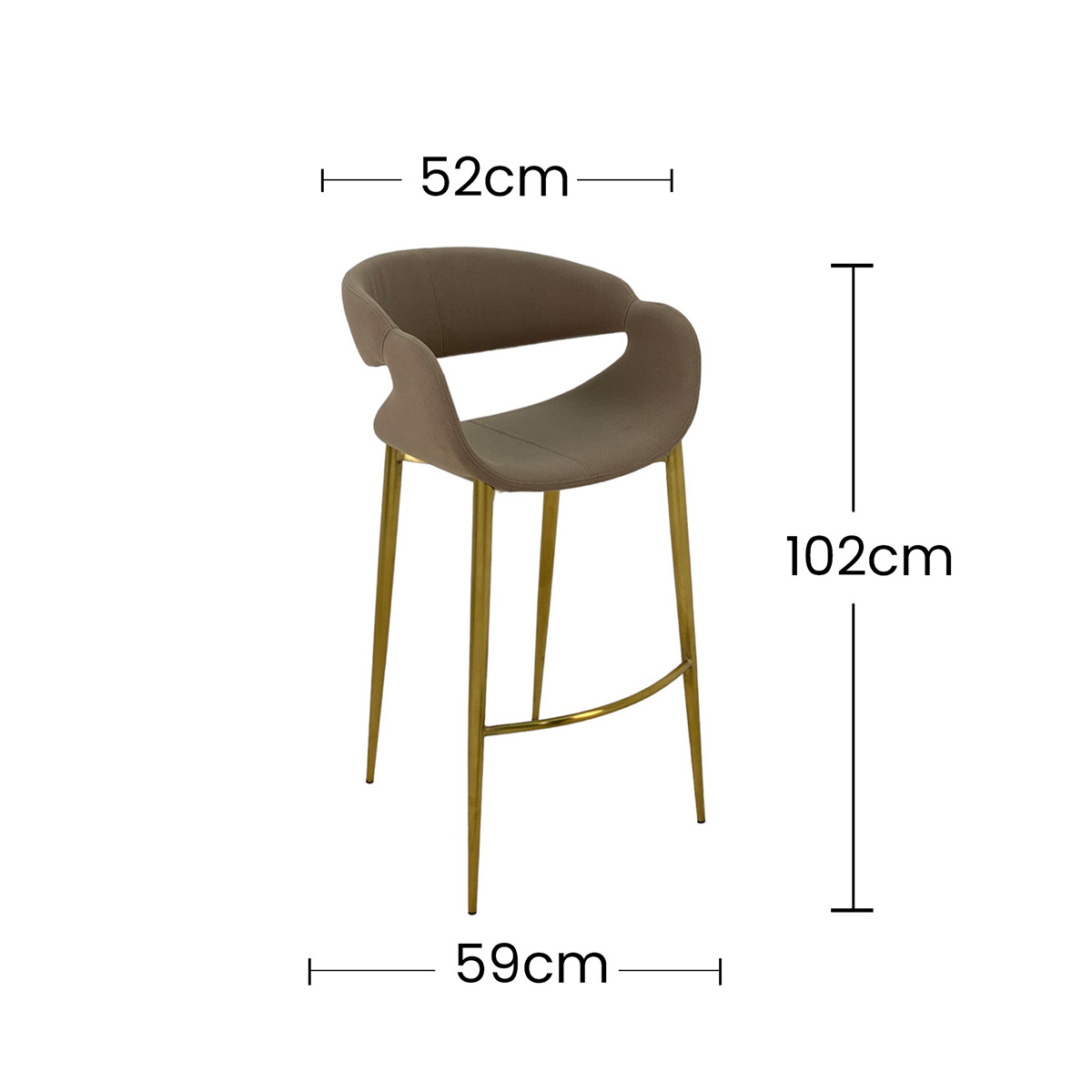 Silla Alta Colecci&oacute;n Golden Style CONCEPTS LIFE image number null