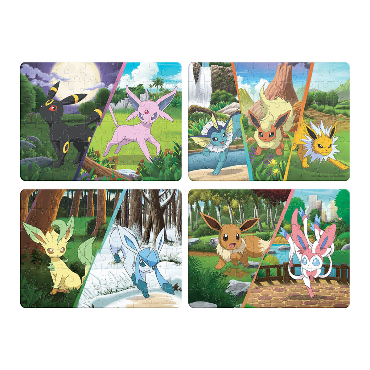 Rompecabezas NOVELTY 4 En 1 Pok&eacute;mon Eevee image number null