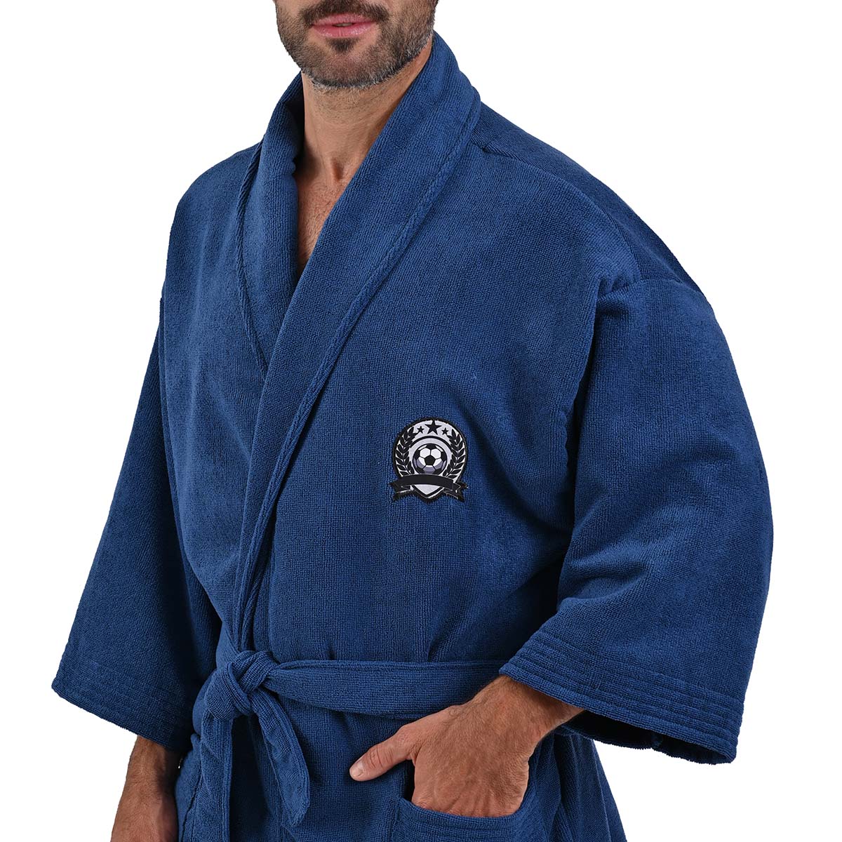 Bata de Ba&ntilde;o con Dise&ntilde;o Bordado Starwest para Hombre image number null
