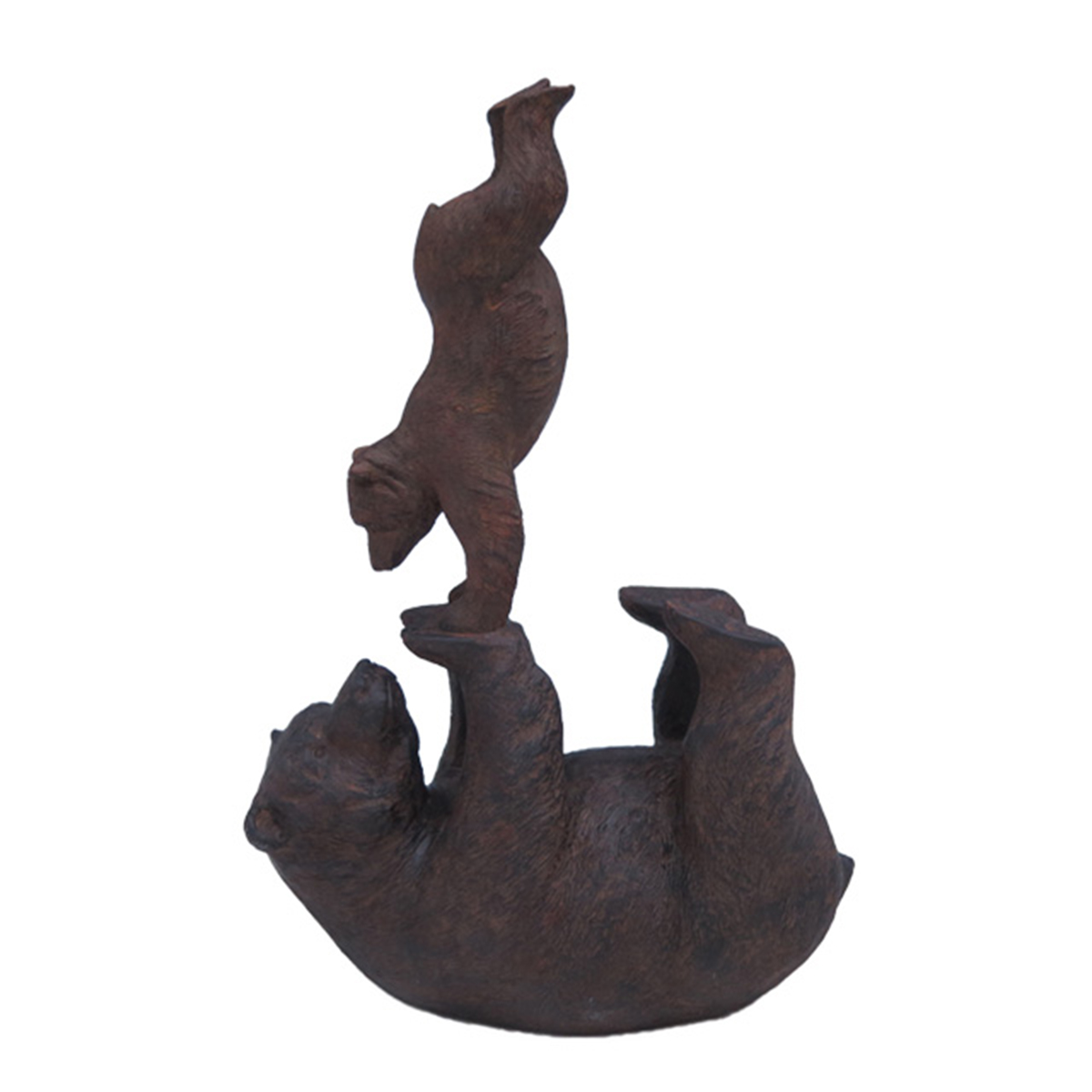 Figura Decorativa De Mam&aacute; Oso E Hijo Jugando Mideko Home image number null