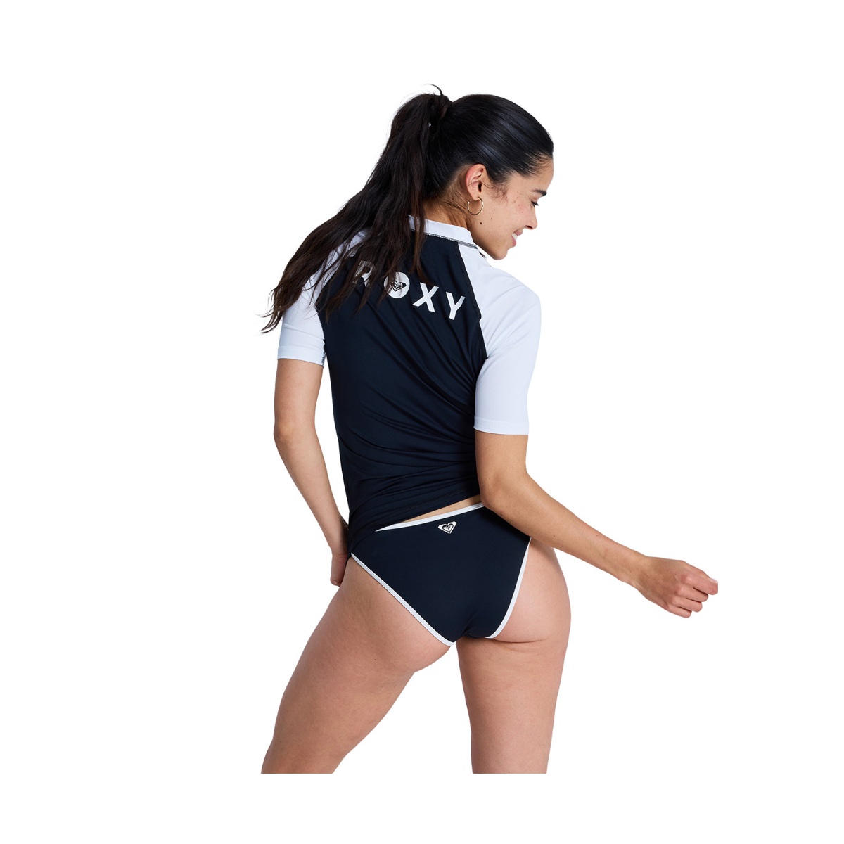 Top Manga Larga Rashguard Roxy The Retro Essentials Studio Si para Mujer Junior image number null