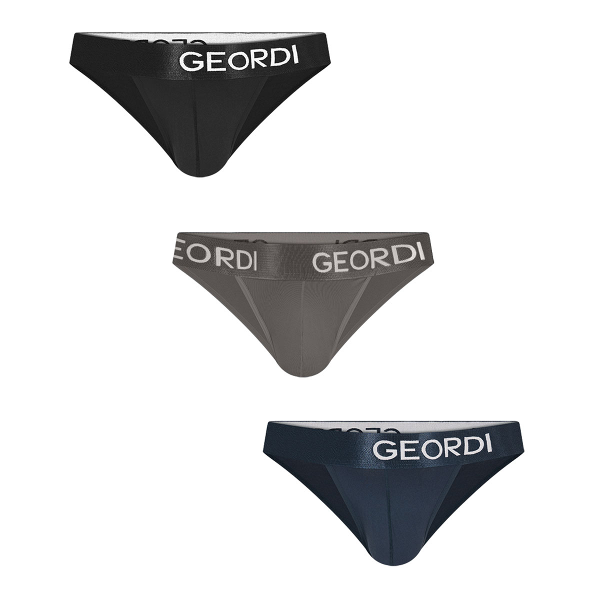 Set 3 Pack Tangas Geordi en Microfibra para Hombre image number null