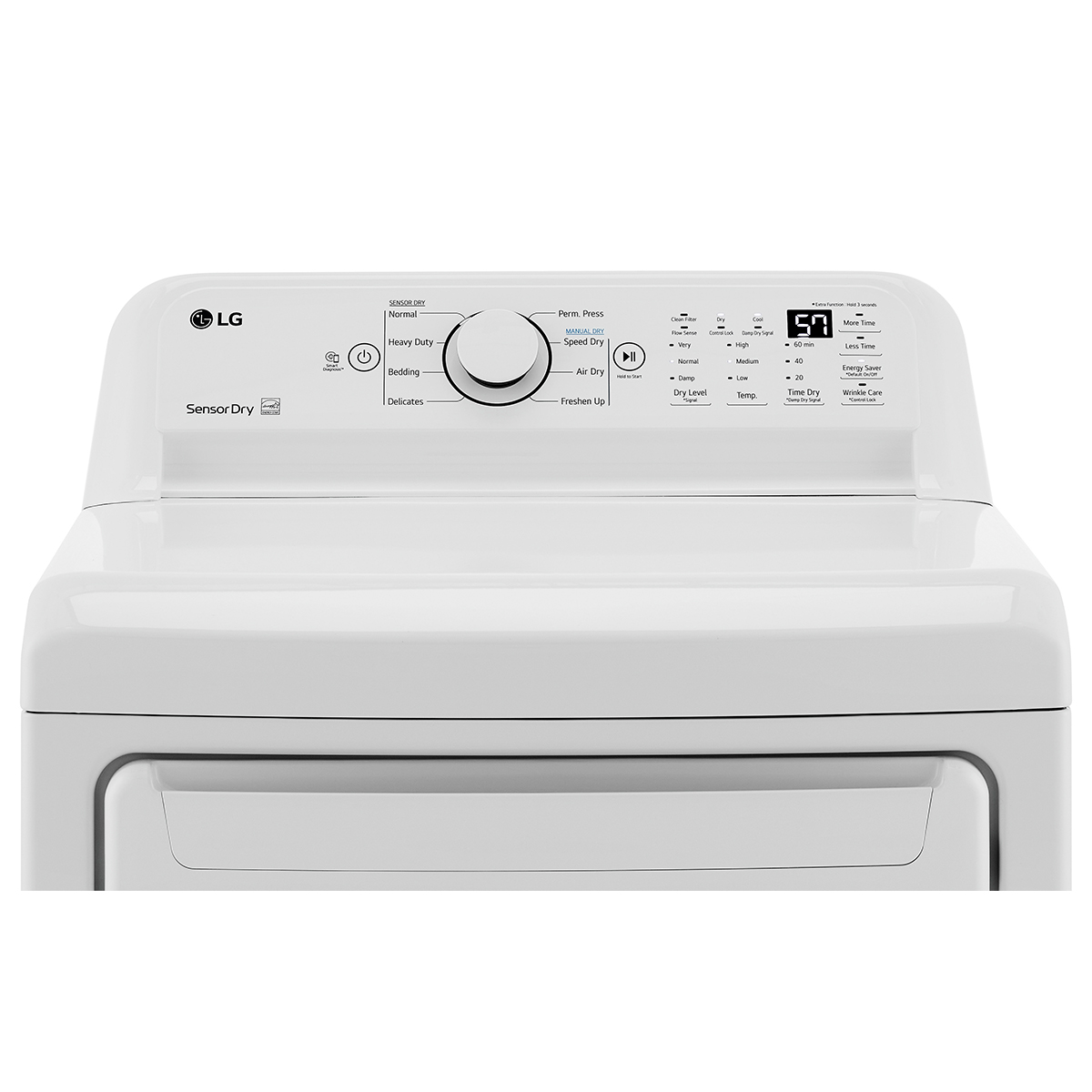 Secadora de gas LG Carga Frontal con Sensor Dry 25 kg color Blanco - DT25WTGK image number null