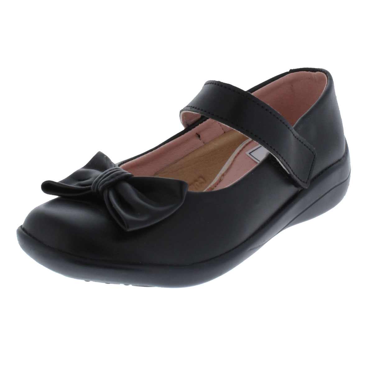 Zapato Escolar Furor Ajuste Velcro Aplicaci&oacute;n Mo&ntilde;o para Ni&ntilde;a image number null