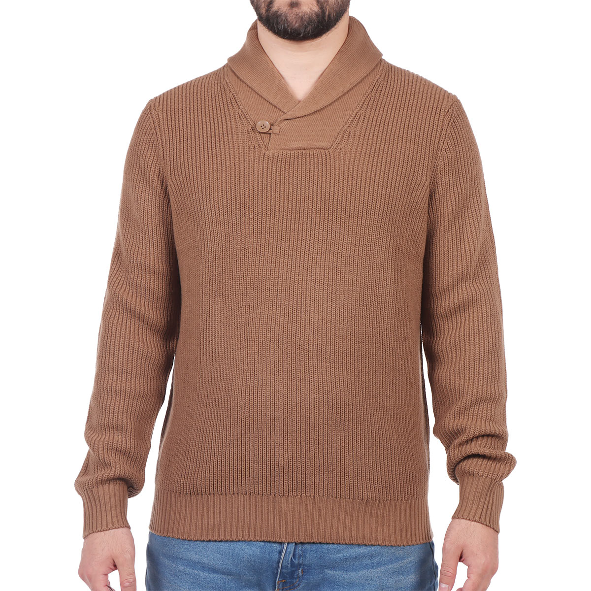 Su&eacute;ter Cuello Cruzado Tejido Casual OVS para Hombre image number null