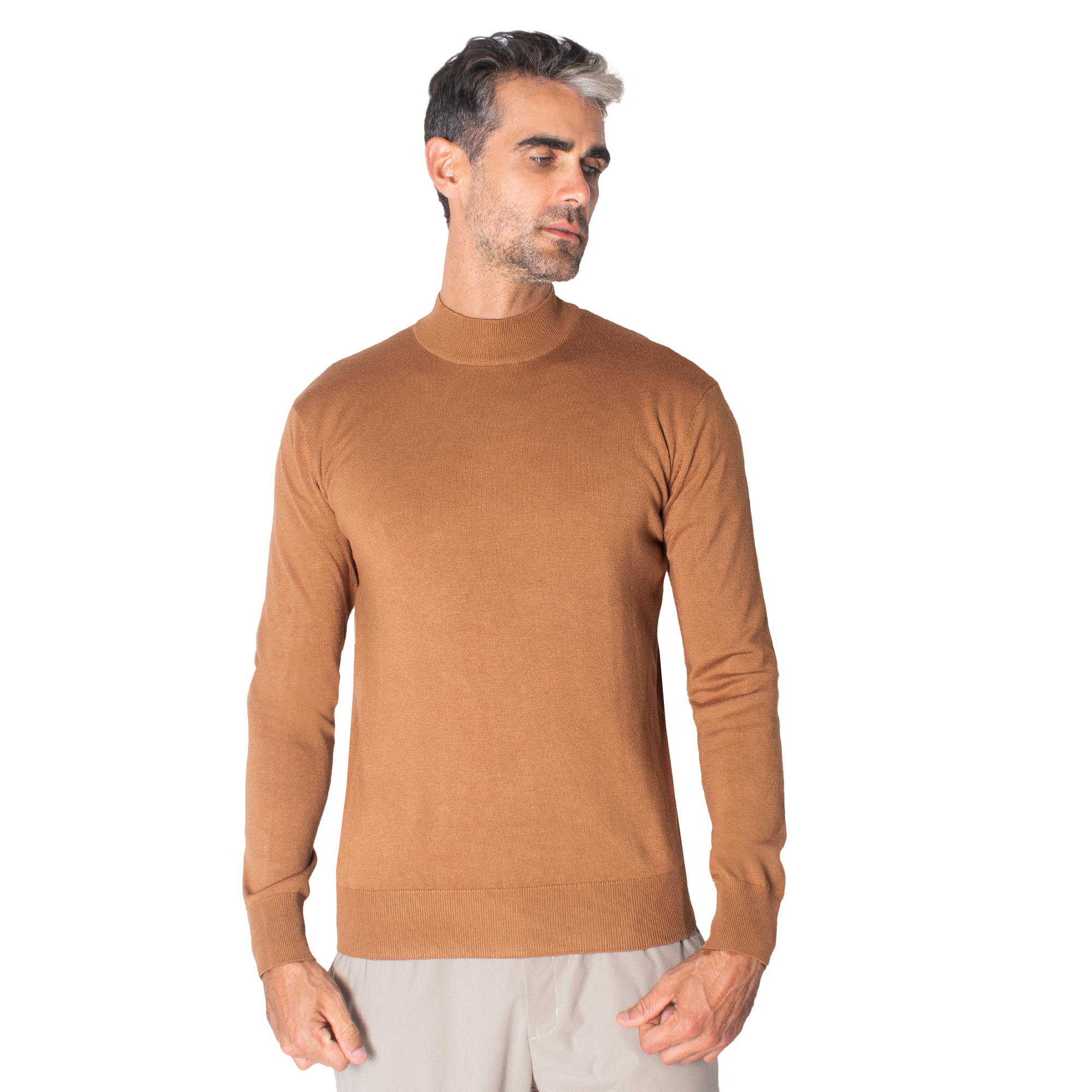 Su&eacute;ter Cuello Mock Generra Regular Fit para Hombre image number null