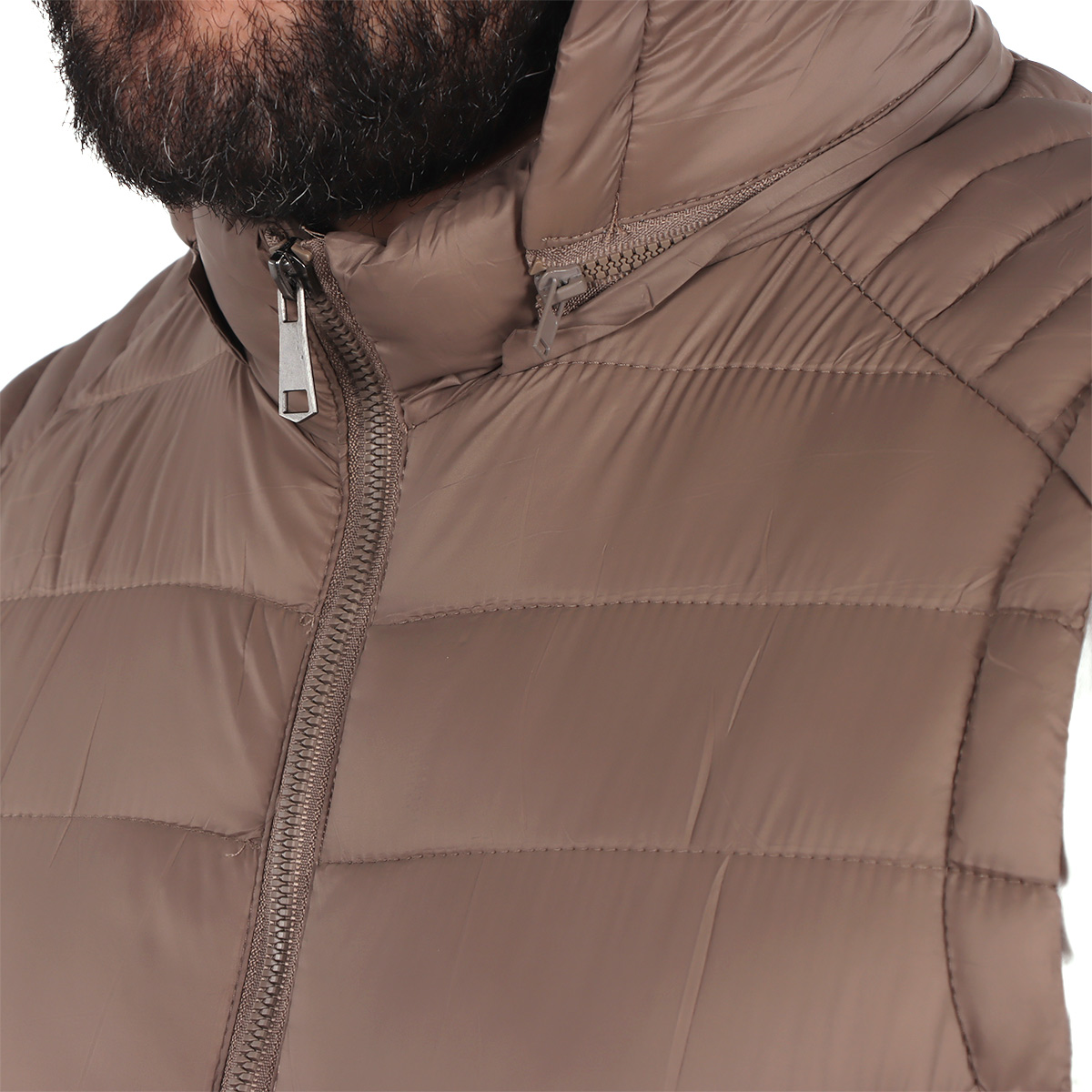 Chaleco Capitonado con Gorro Tim Men para Hombre image number null