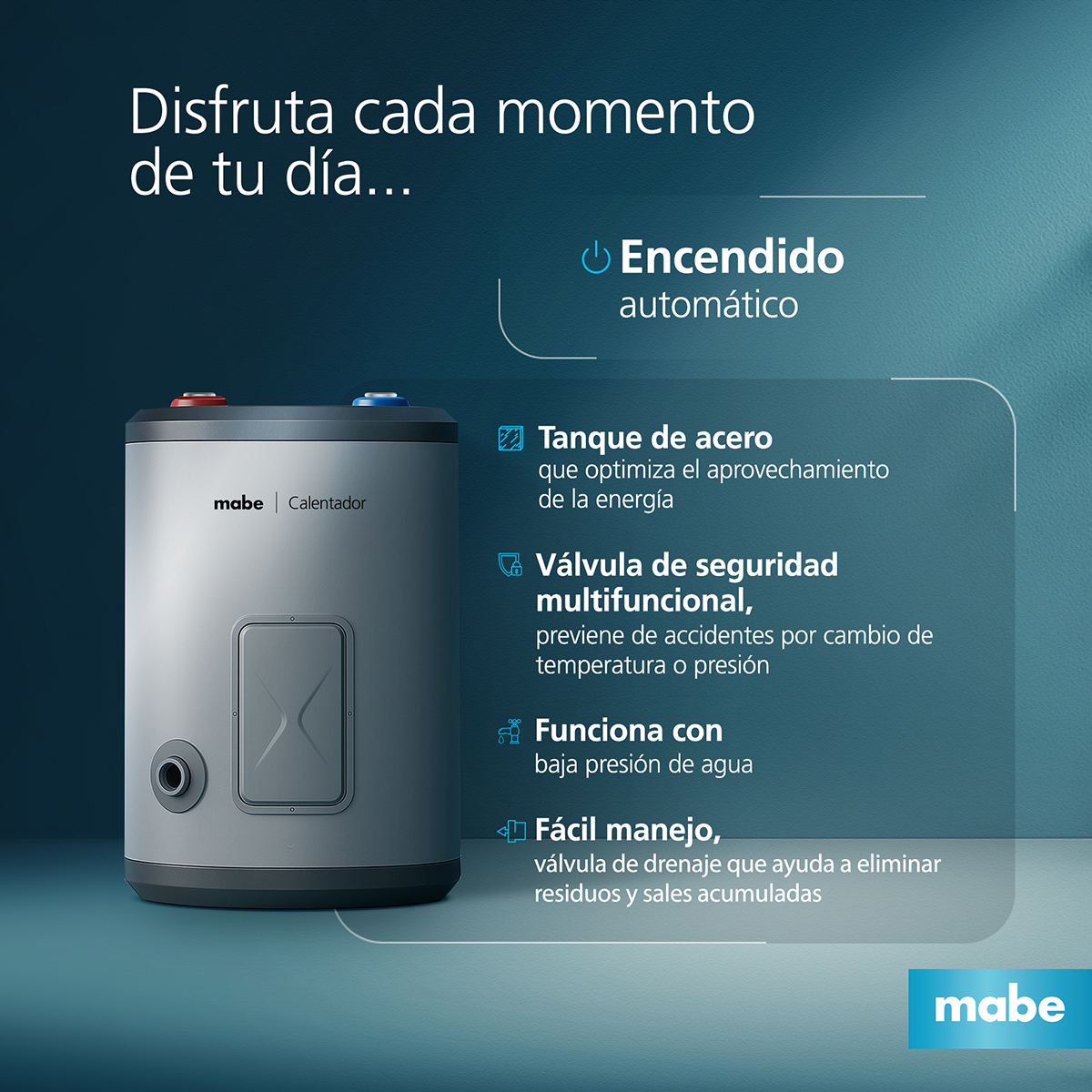 Calentador El&eacute;ctrico Deposito 40Lt Cdm40Pesa 120V image number null
