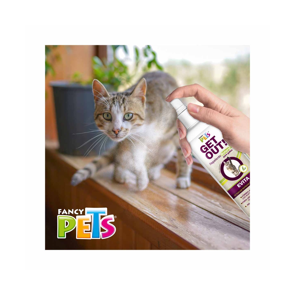 Repelente Natural Para Gatos 250 Ml Fancy Pets image number null