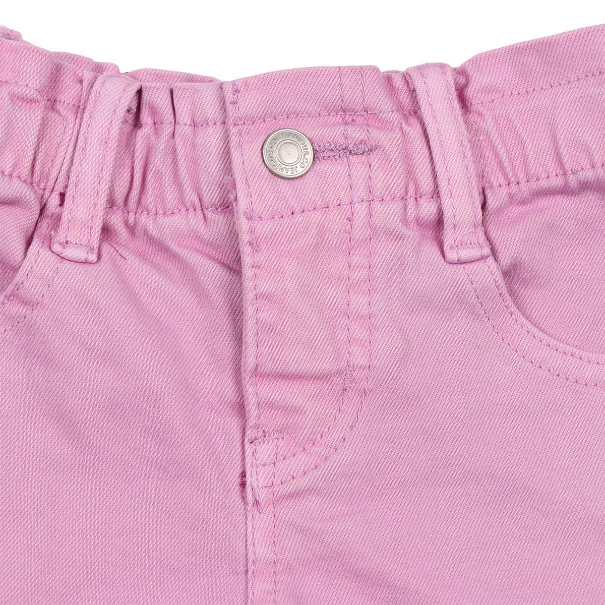 Short El&aacute;stico de Algod&oacute;n C&oacute;modo Casual JEANIOUS para Beb&eacute; Ni&ntilde;a image number null