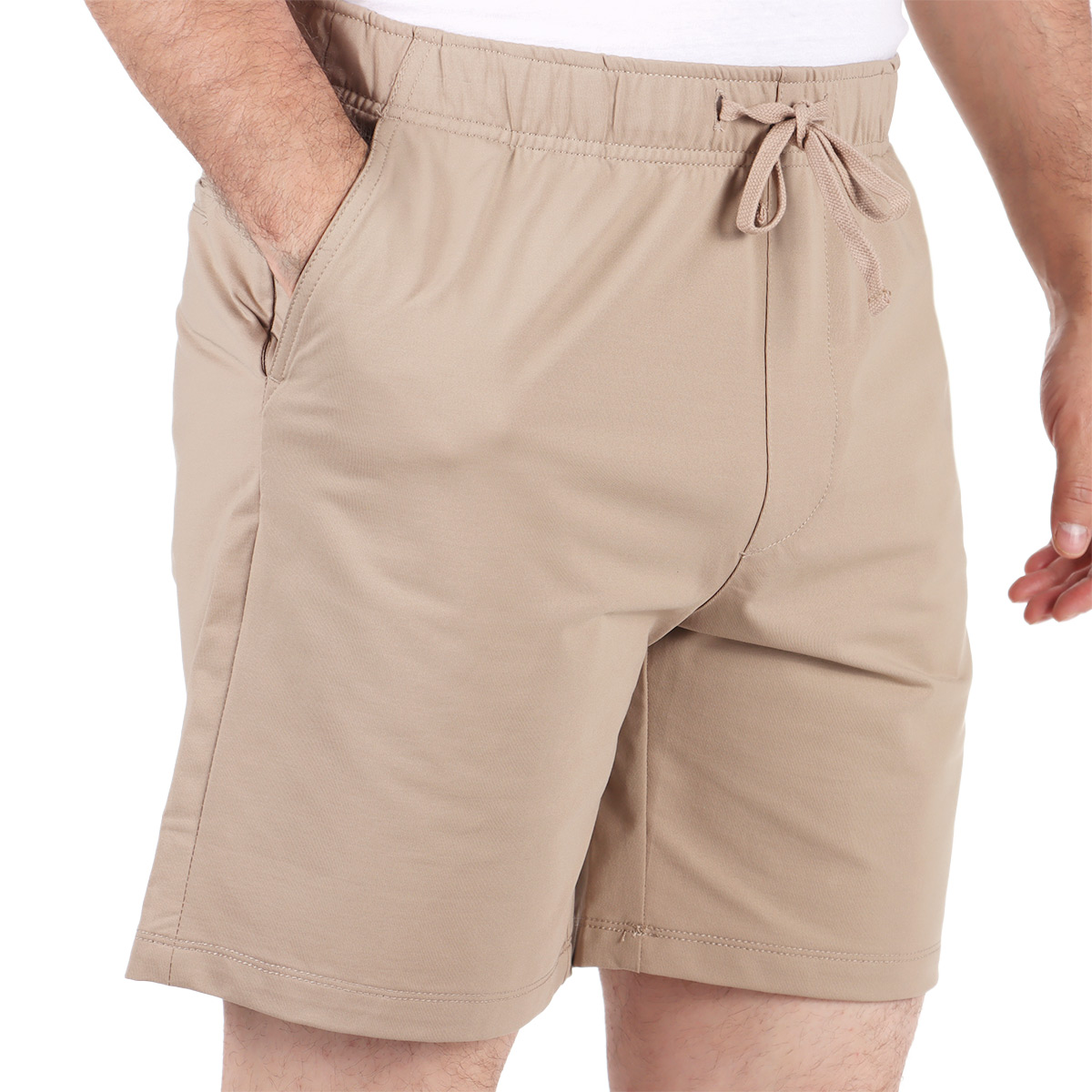 Bermuda con Jaretas Ajustable El&aacute;stica Casual J.opus Hombre image number null