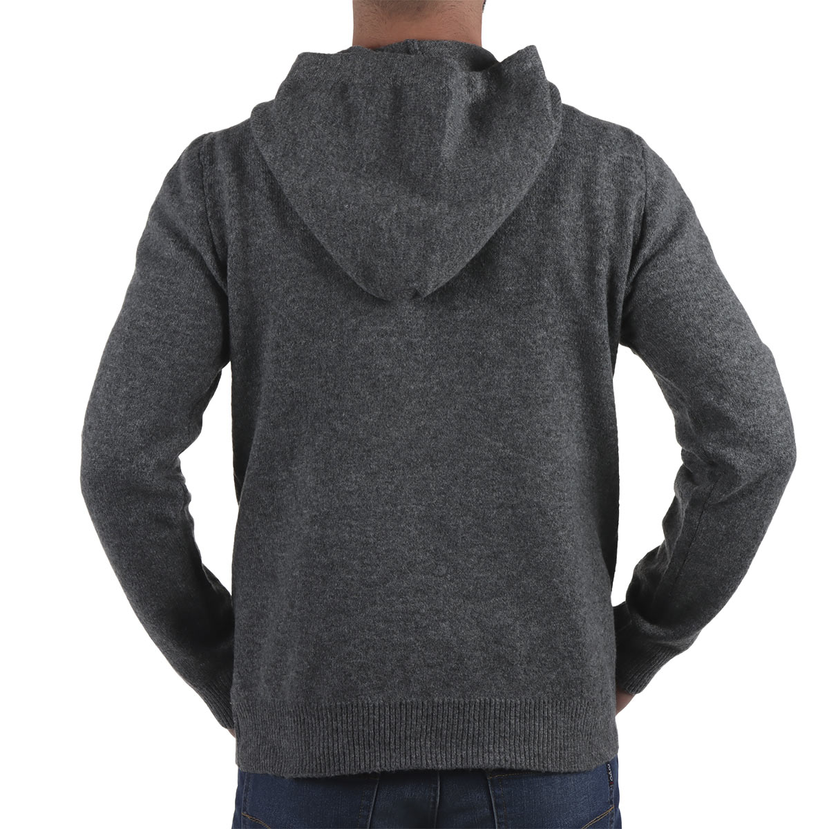 Su&eacute;ter con Capucha Bolsillo Canguro Jeanious para Hombre image number null