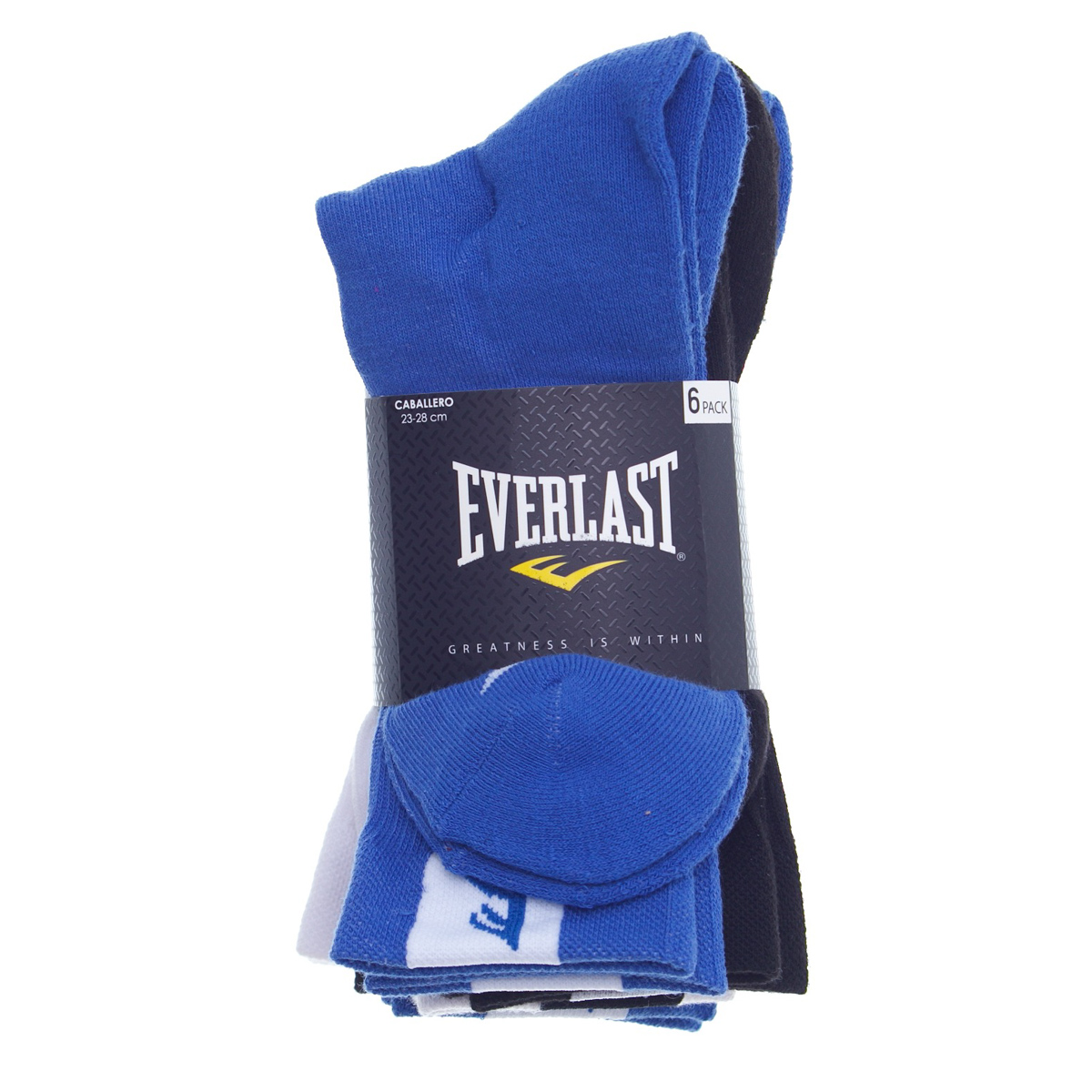 6 pack Calceta t&iacute;n para hombre Everlast image number null
