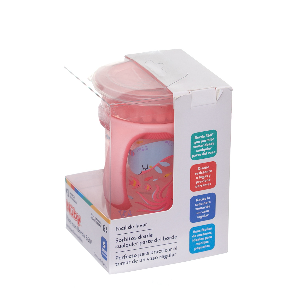 Vaso 360 Unicornio para beb&eacute; Nuby image number null