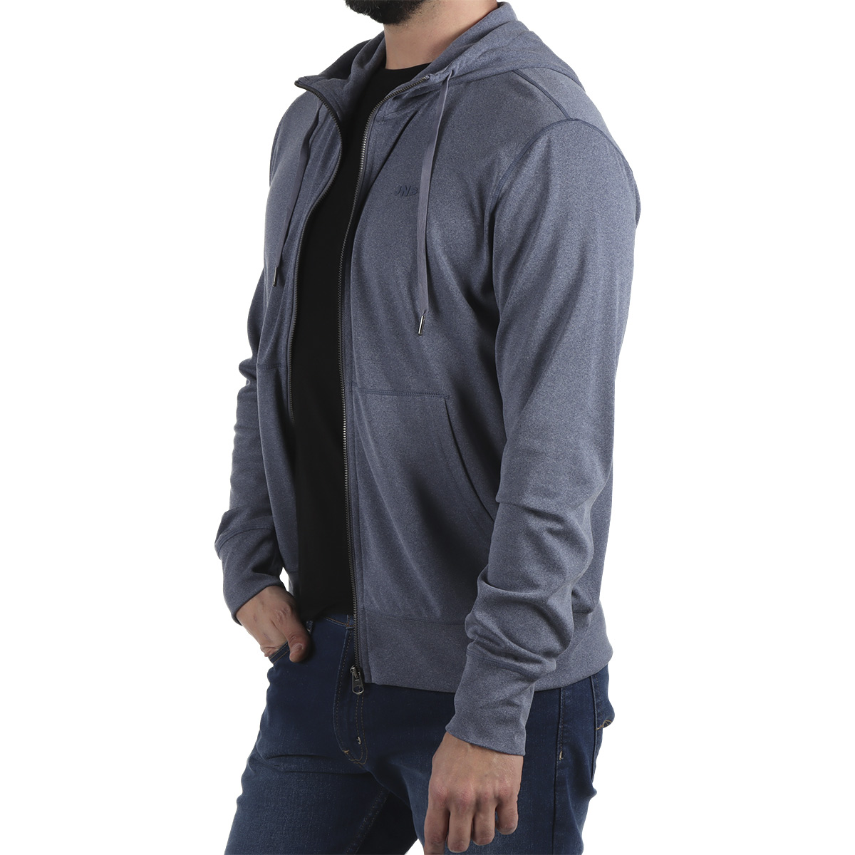 Sudadera con Capucha Cierre Frontal Jeanious para Hombre image number null