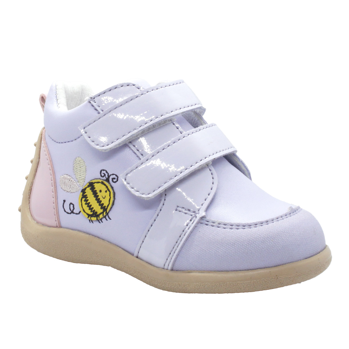 Zapato Velcro Abejita 12-15 Morado Andanenes image number null