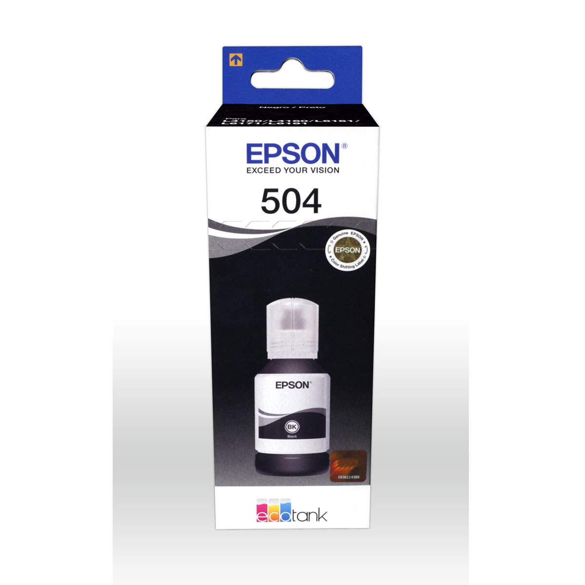 Botella de Tinta T504 Negro Epson image number null