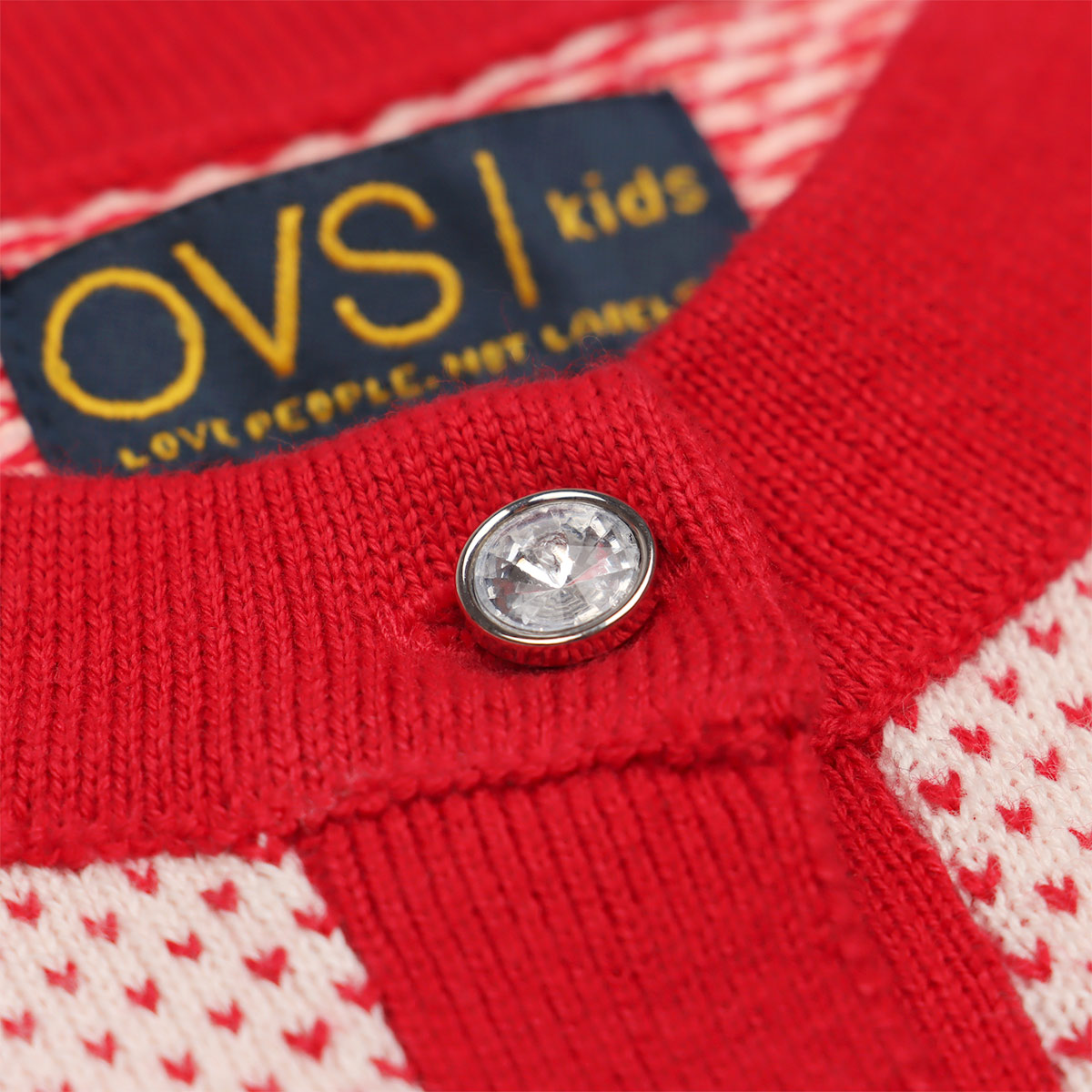 Su&eacute;ter C&aacute;rdigan Detalles Bordados Bicolor OVS Ni&ntilde;a Toddler image number null