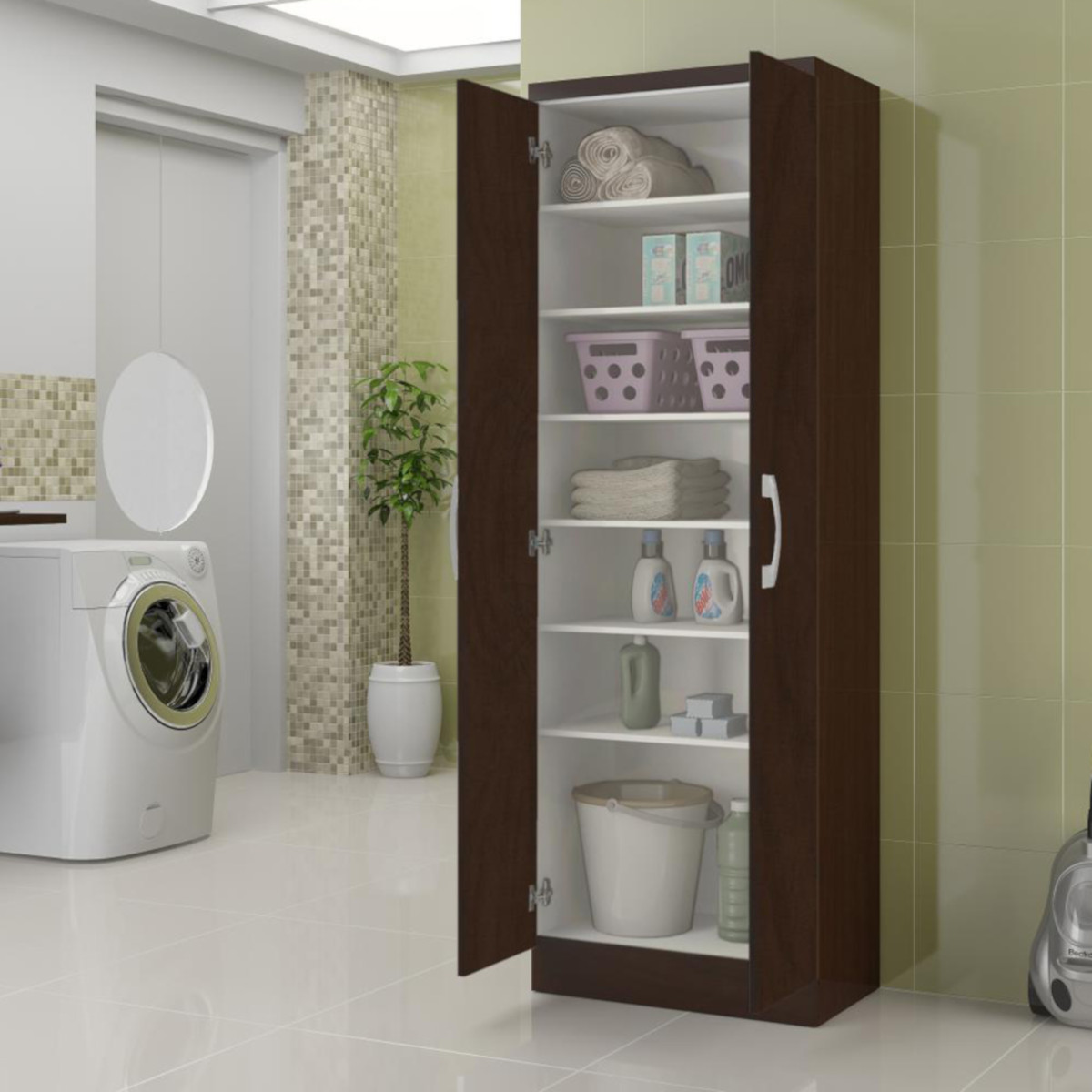 Ropero Multiusos Bertolini 424 Chocolate image number null
