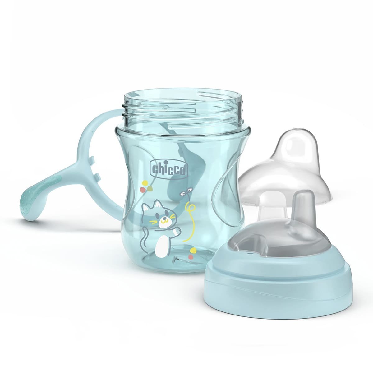 Vaso De Transicion Azul 4M+ Chicco image number null