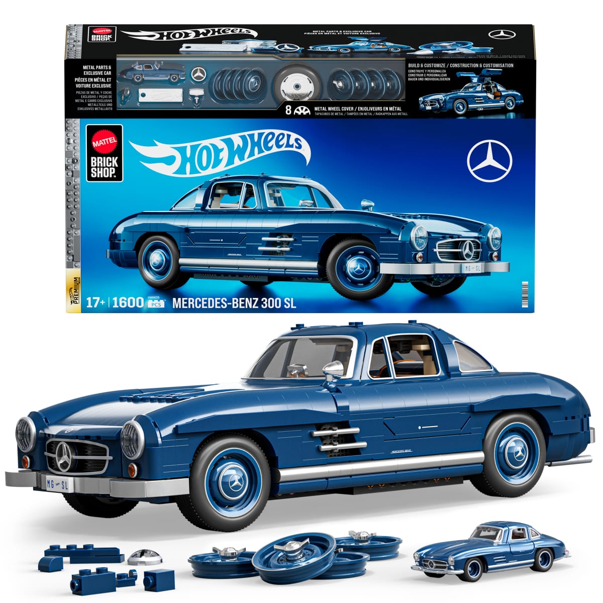 Mattel Brick Shop Mercedes Benz 300 Sl image number null