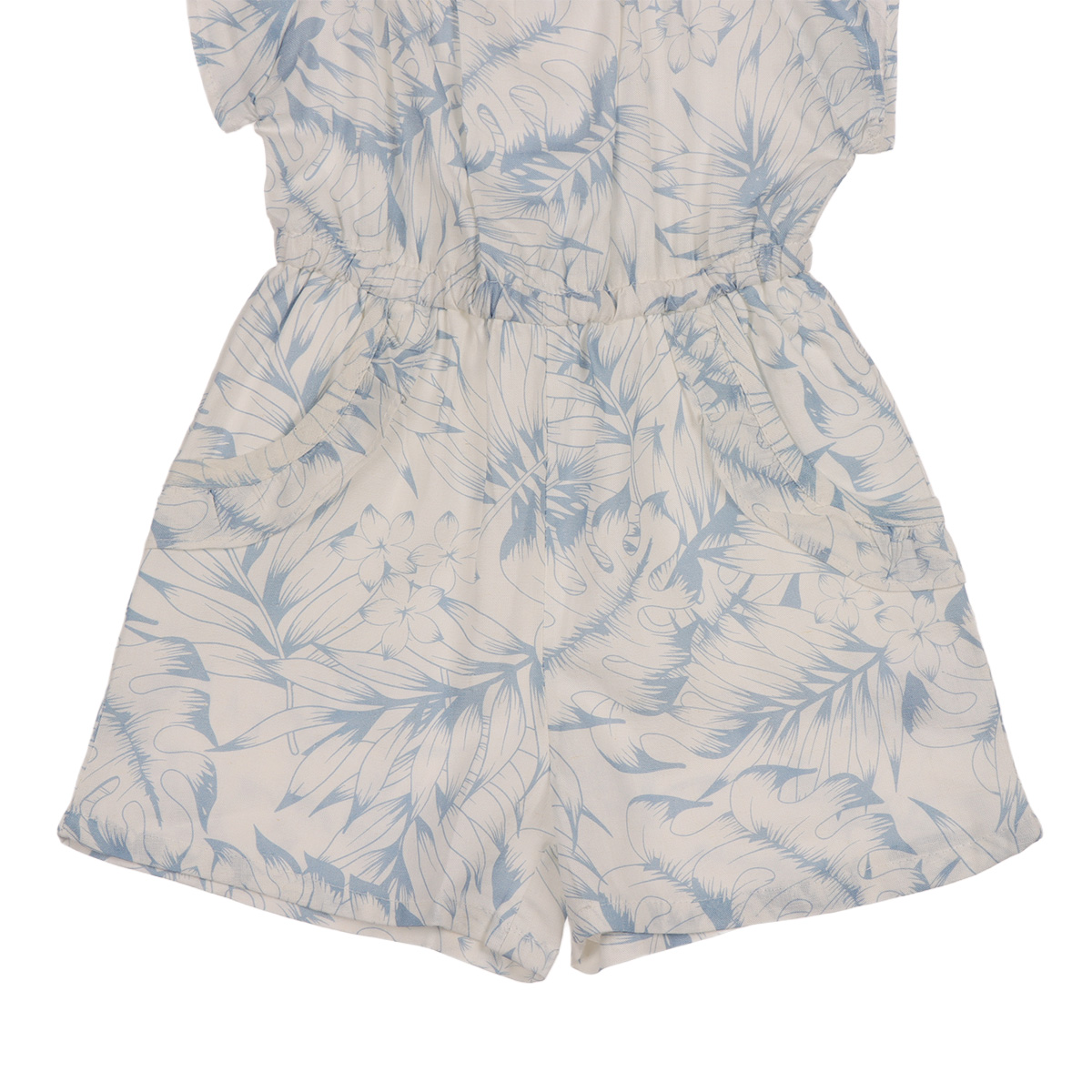Romper Estampado Hojas con Volantes Casual JEANIOUS para Beb&eacute; Ni&ntilde;a image number null