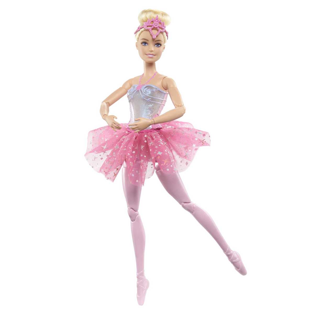 Barbie Fantas&iacute;a Mu&ntilde;eca Bailarina Luces Brillantes Tut&uacute; Rosa image number null