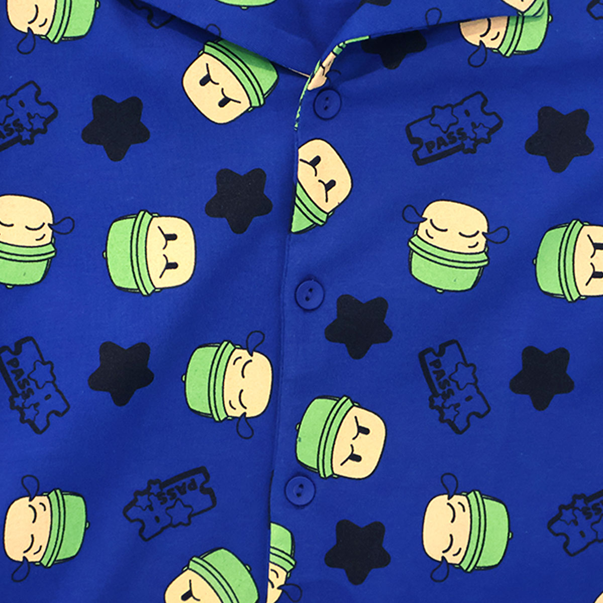 Pijama Azul Manga Corta Stumble Guys con Pantal&oacute;n para Ni&ntilde;o image number null