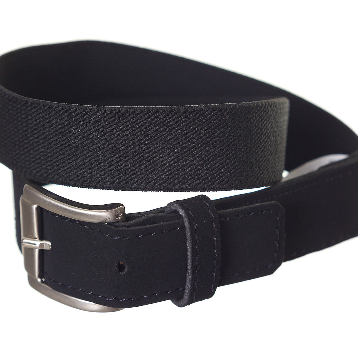Cinturon El&aacute;stico Color Negro Zilery&acute;S Para Mujer image number null