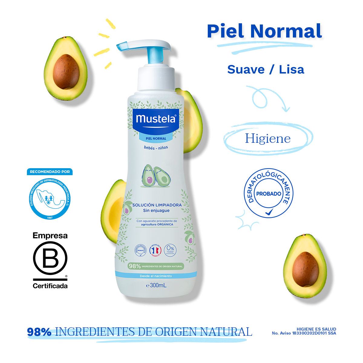Mustela Physio B&eacute;b&eacute; Soluci&oacute;n Limpiadora Agua Micelar 300 Ml image number null