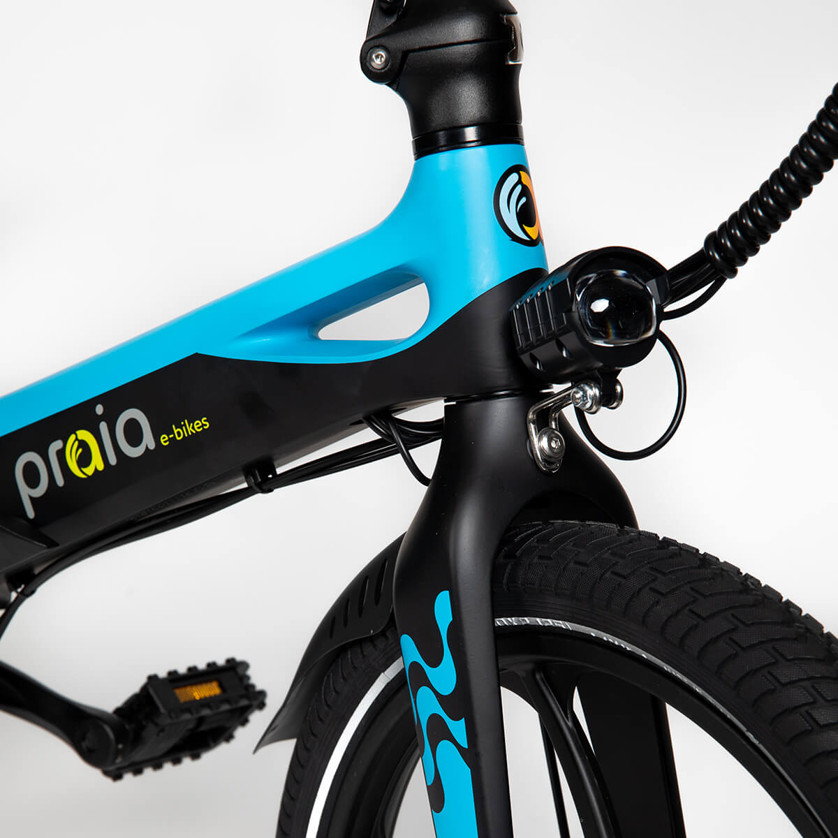 Bicicleta El&eacute;ctrica Praia Ibiza Black Blue 350W image number null