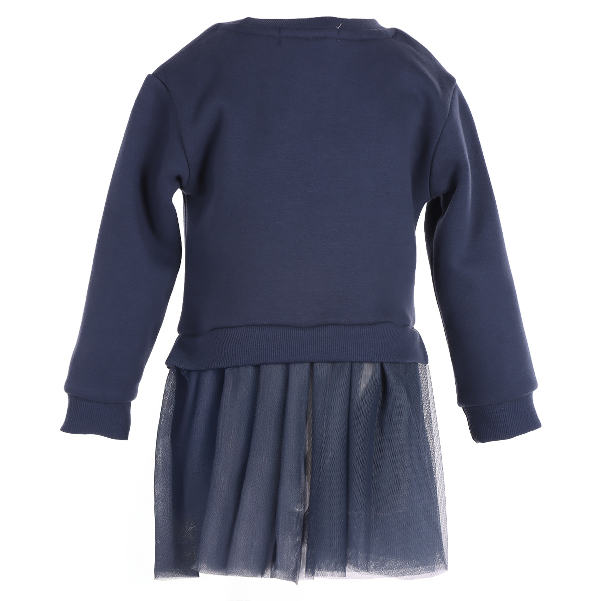Vestido Manga Larga Falda Tul Bordado Bethaelizabetha para Beba image number null