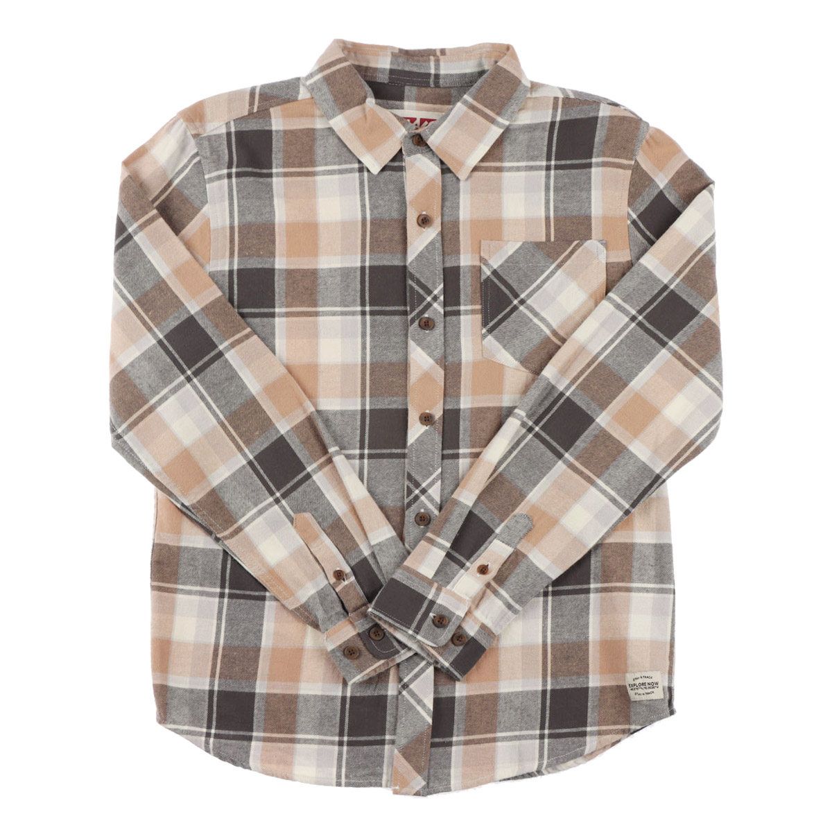 Camisa Franela Cuadros Manga Larga Fukka para Ni&ntilde;o image number null