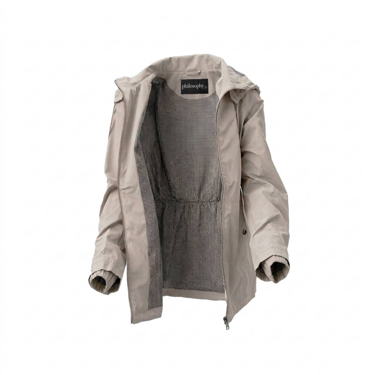 Gabardina De Npu Con Capucha Philosophy Para Mujer Junior image number null