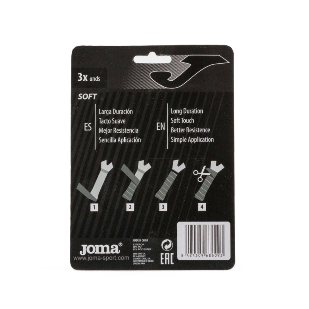 Overgrip Padel Joma 400748.200 Blanco image number null
