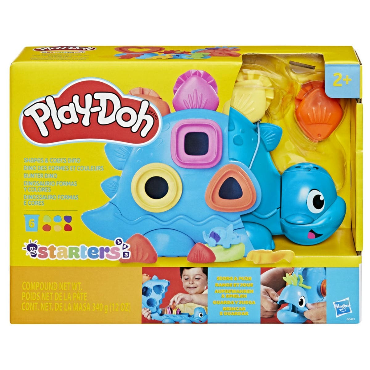 Starters, Dinosaurio Formas y Colores Play-Doh image number null