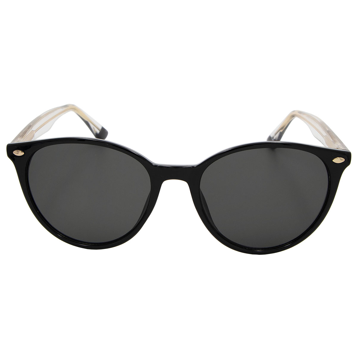 Lentes De Sol Redondos Pasta Negro Micas Negras Unisex Westies image number null